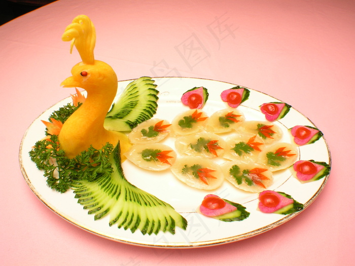 粤菜1569孔雀水晶鲍片