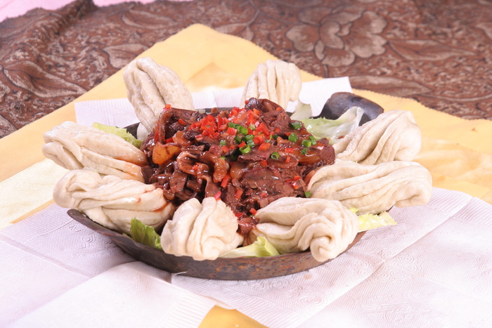 铁锅驴肉沾卷 (2)