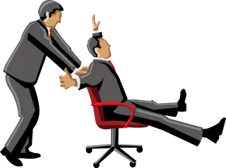 彩色矢量卡通商务团队人物 免抠