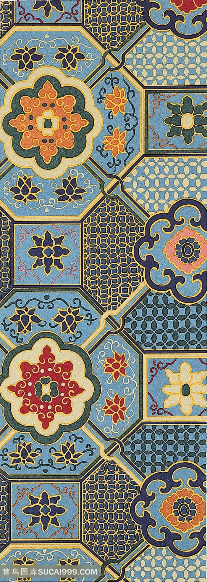 传统花纹图案背景素材