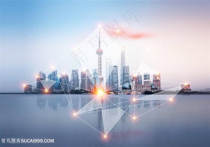 上海城市科技感高清图片