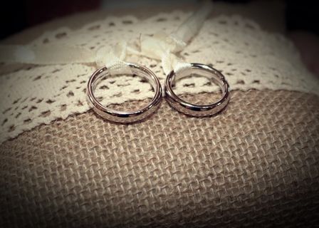 情侣白金对戒图片