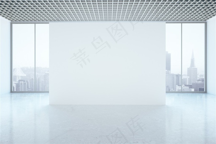 高档简约办公室装修图