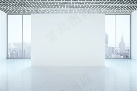 高档简约办公室装修图