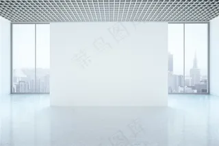 高档简约办公室装修图