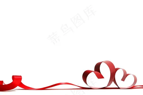 情人节红色丝带