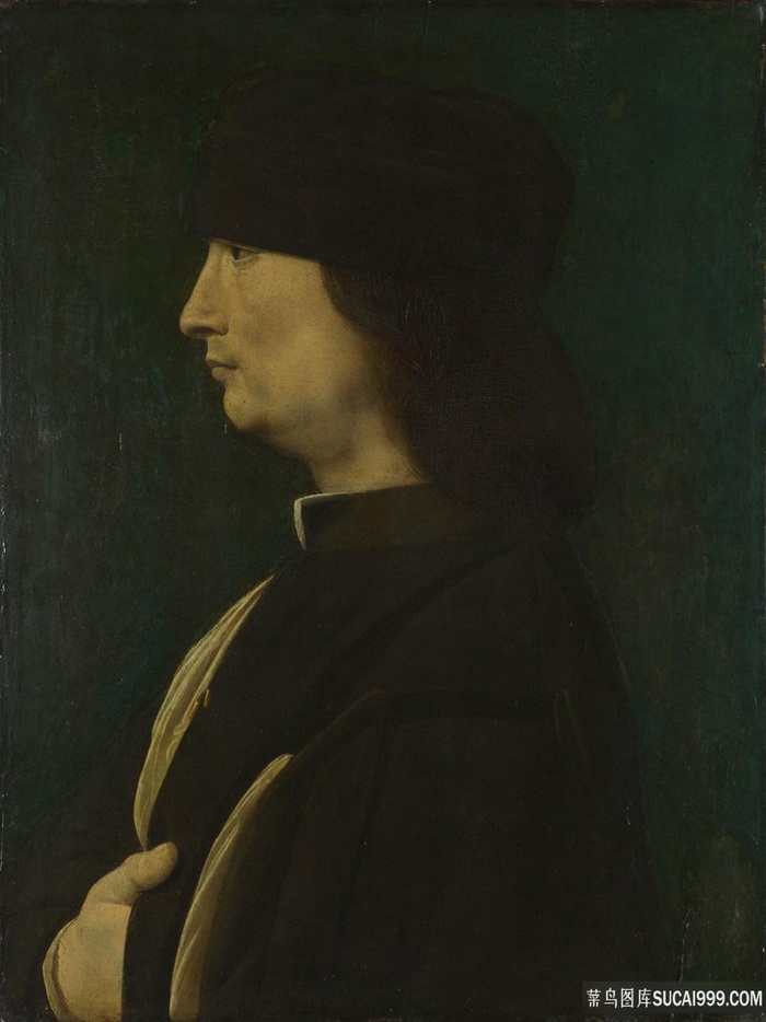 乔瓦尼-安东尼奥-博尔桑托罗，一个男人的侧面油画图片