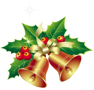 圣诞节冷杉铃铛花束饰品礼物盒免抠