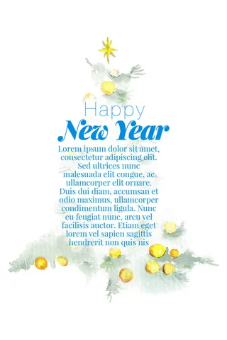 简约大气圣诞节快乐海报