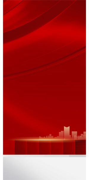 红色庄严海报背景