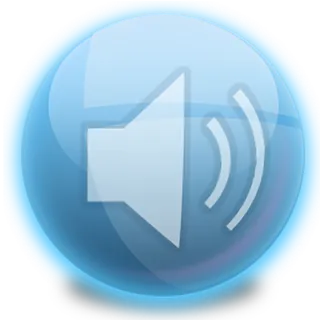 声音按钮蓝