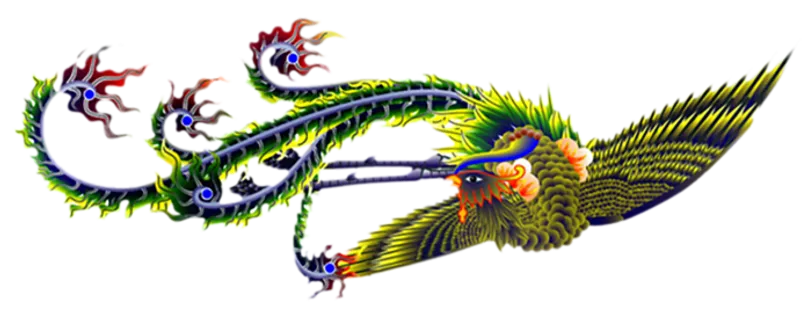 中国古风元素凤凰