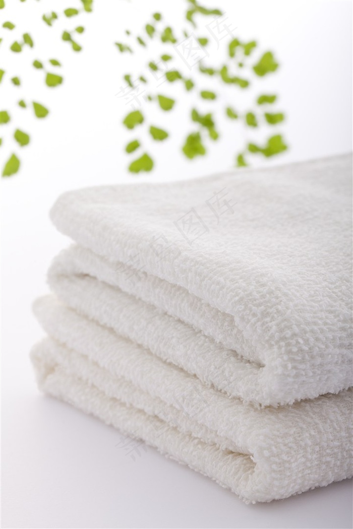 篮子里的毛巾特写大图