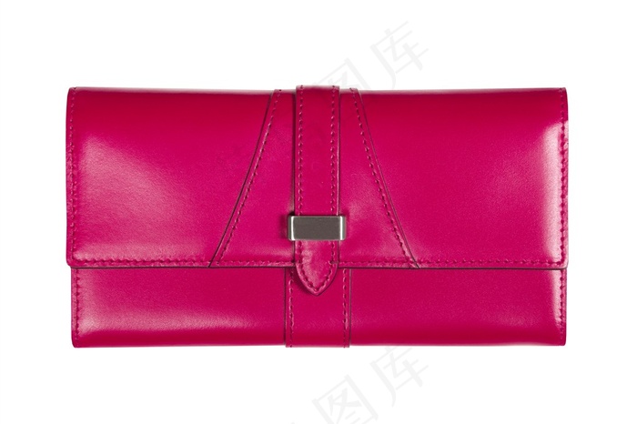 玫红色女士钱包