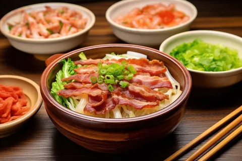 煲仔饭拌饭美食摄影图 煲仔饭拌饭美食摄影图