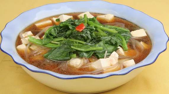 菠菜粉条炖豆腐 12元