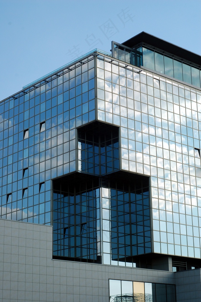 现代城市建筑背景