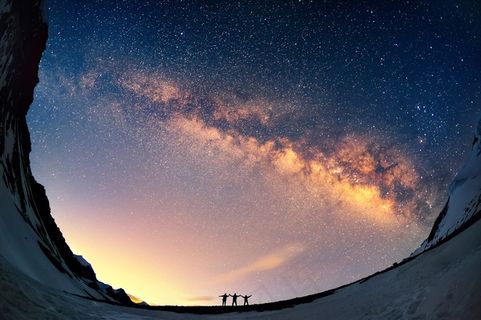 唯美的星空景色高清图片 唯美的星空景色高清图片