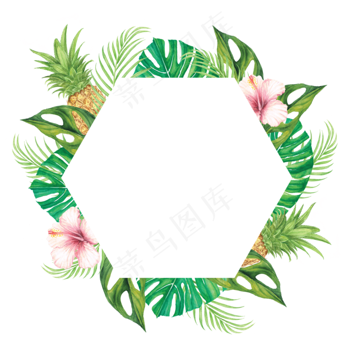手绘插画-花边5