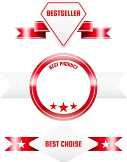 免抠红色销售标签