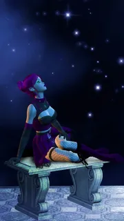 仰望星空3d美女图片 仰望星空3d美女图片