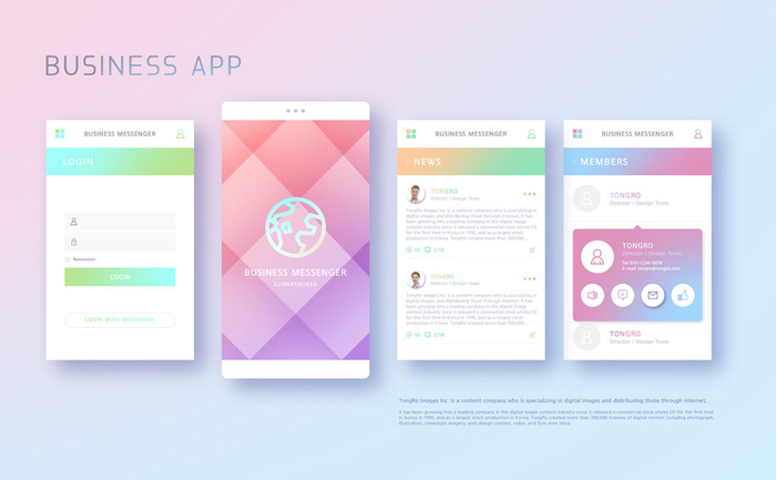 UI多页面包装展示手机APP交互界面样机长图概念PSD设计模板
