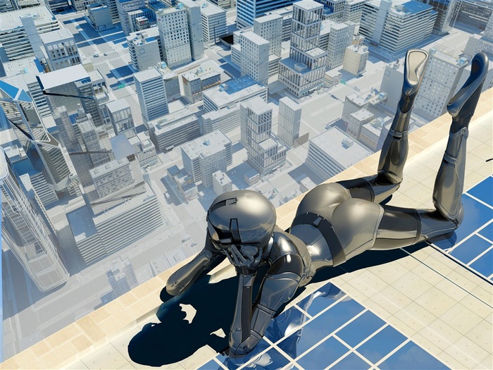 人工智能机器人3D高清图片