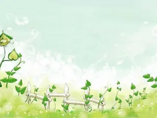 绿色篱笆图