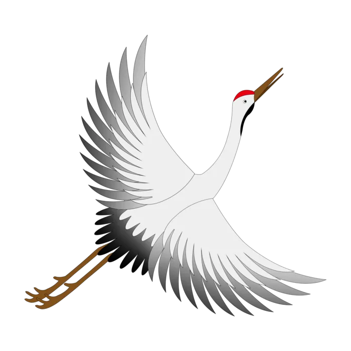 中国风古典中式国潮风手绘飞鹤图案仙鹤装饰素材PNG免抠插画元素