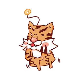 PNG免扣2022虎年新年春节元旦卡通老虎形象图片插画PSD设计素材