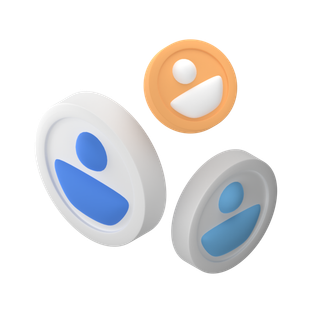 个人信息简约3D数据png图标素材