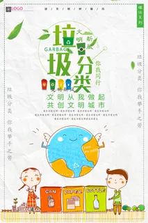 垃圾分类海报