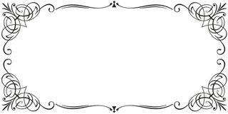 欧式复古线条边框花纹AI矢量LOGO角框花边分割线设计PSD卡片素材