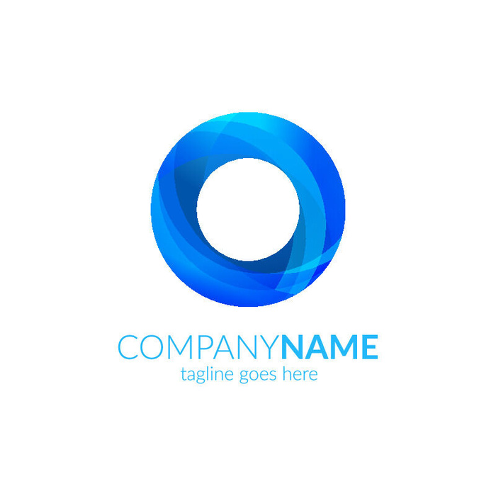 图标标识标志立体几何图形企业商标VI品牌LOGO设计模板AI矢量素材