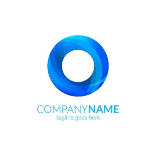 图标标识标志立体几何图形企业商标VI品牌LOGO设计模板AI矢量素材