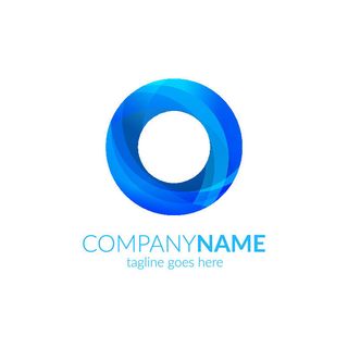 图标标识标志立体几何图形企业商标VI品牌LOGO设计模板AI矢量素材