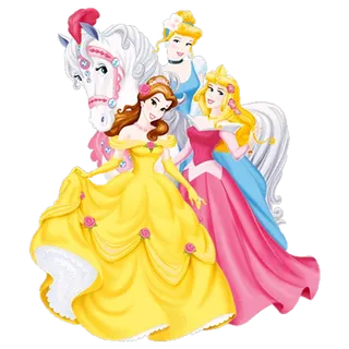 卡通公主素材简笔