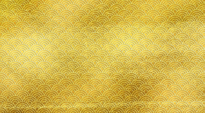 金色中式纹理背景