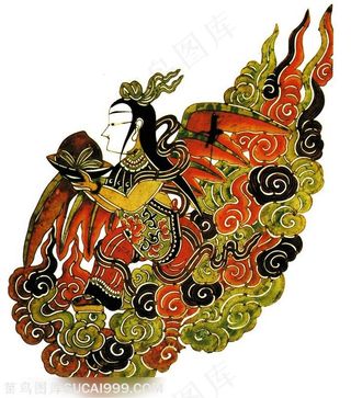 送叛逃的神仙皮影戏中国风图片
