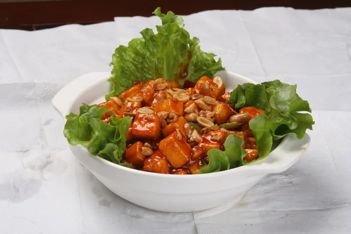 蒸果脆皮豆腐 (1)