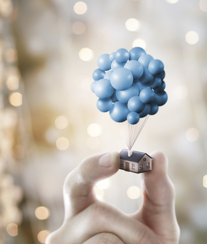 房地产创意海报PSD素材