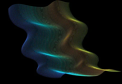 AI渐变线条图片 AI渐变线条图片