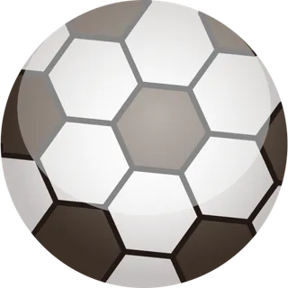 立体足球装饰元素