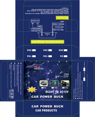 包装盒汽车包装盒盒子ai格式
