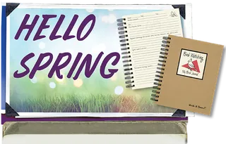 你好春季卡通画素材