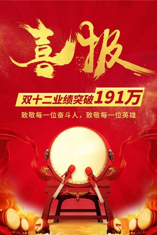 业绩突破喜报