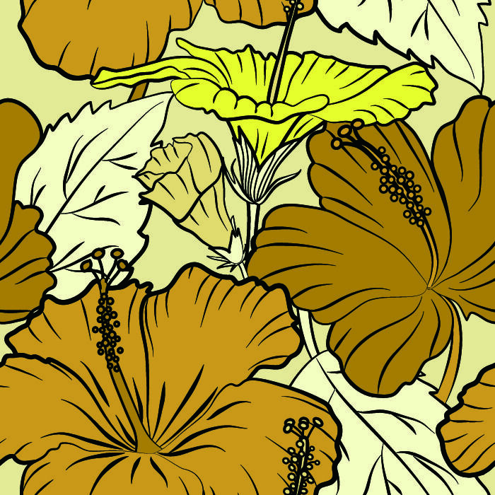 花卉唯美手绘花朵面料纹理手机壳布料面料印花服装矢量图案素材