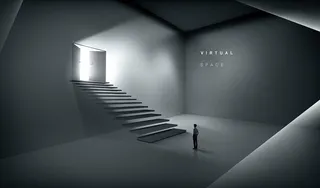 大气未来建筑空间设计PSD分层素材