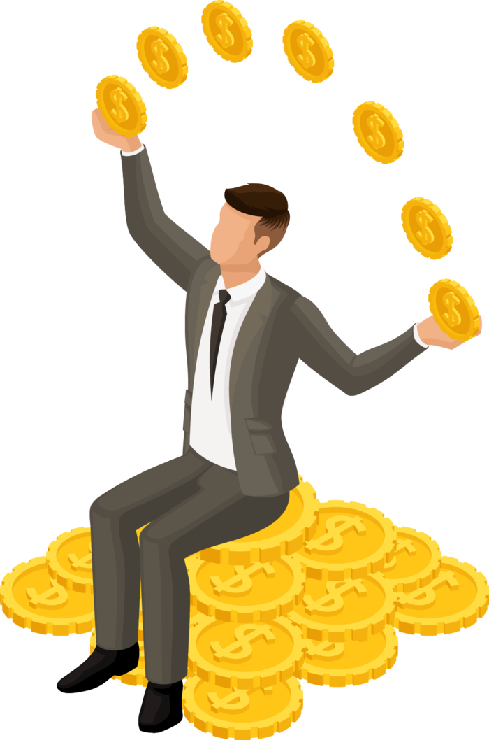 发财财富金融男士