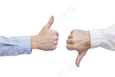 正反大拇指图片手势图片